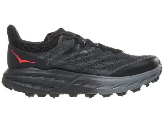 Hoka | Speedgoat 5 GTX Ice | Women's | Black/Black Granite Trail Mid Waterproof Hiking Shoe