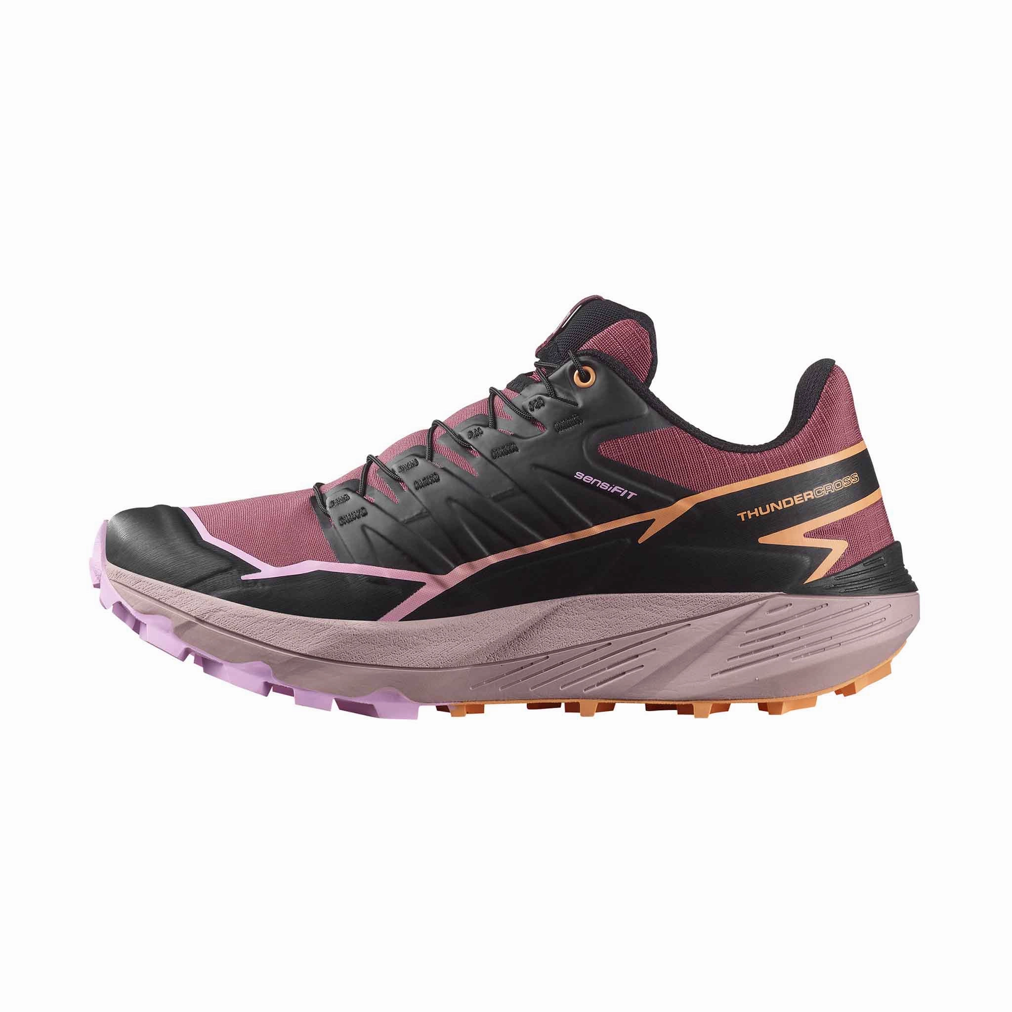 Terrex Soulstride Trail Running Shoes Salomon | Women's Thundercross Running Shoes - Nocturne/Black/Papaya