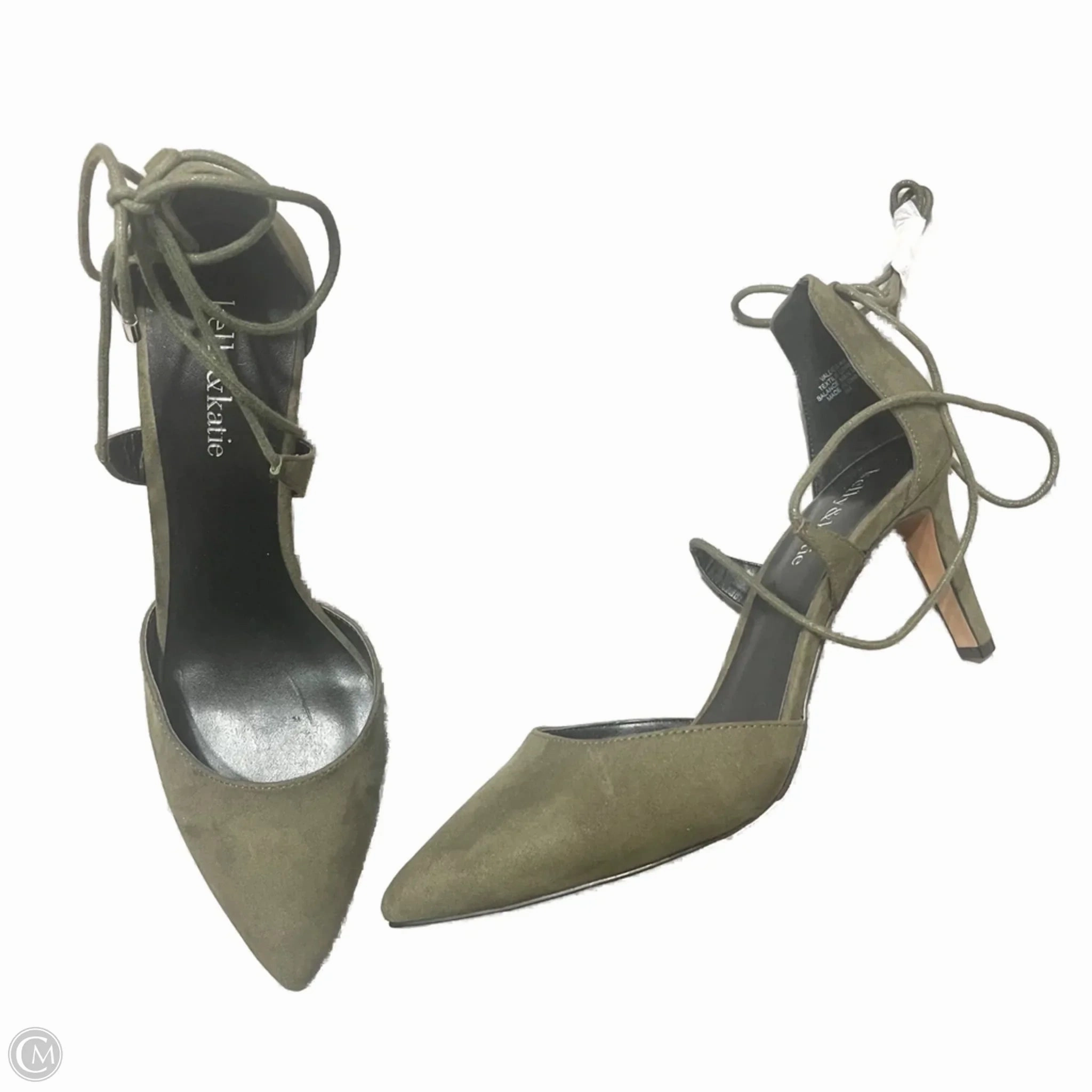 High Heels So Kate Shoes Heels Kitten By Kelly And Katie In Green, Size: 9