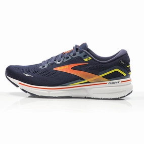 Best Running Shoe Stores New York Gait Analysis Brooks Ghost 15 Men's Running Shoe - Peacoat/Red/Yellow