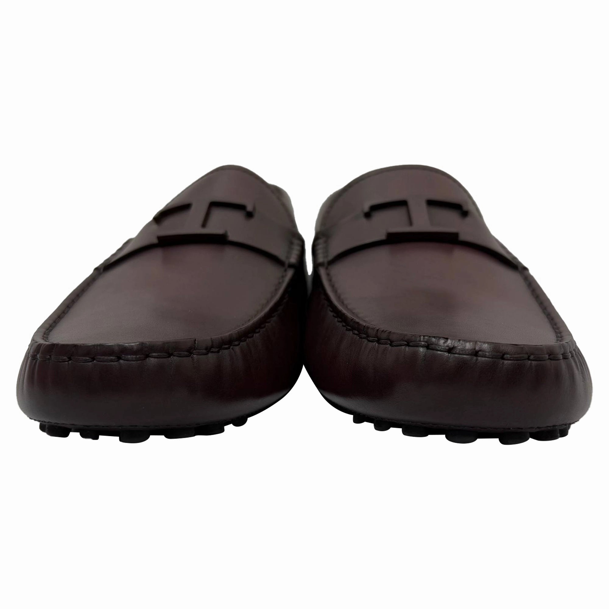 Tod's T Timeless Gommino Loafers in Burgundy Calf Leather Loafers Station Reviews