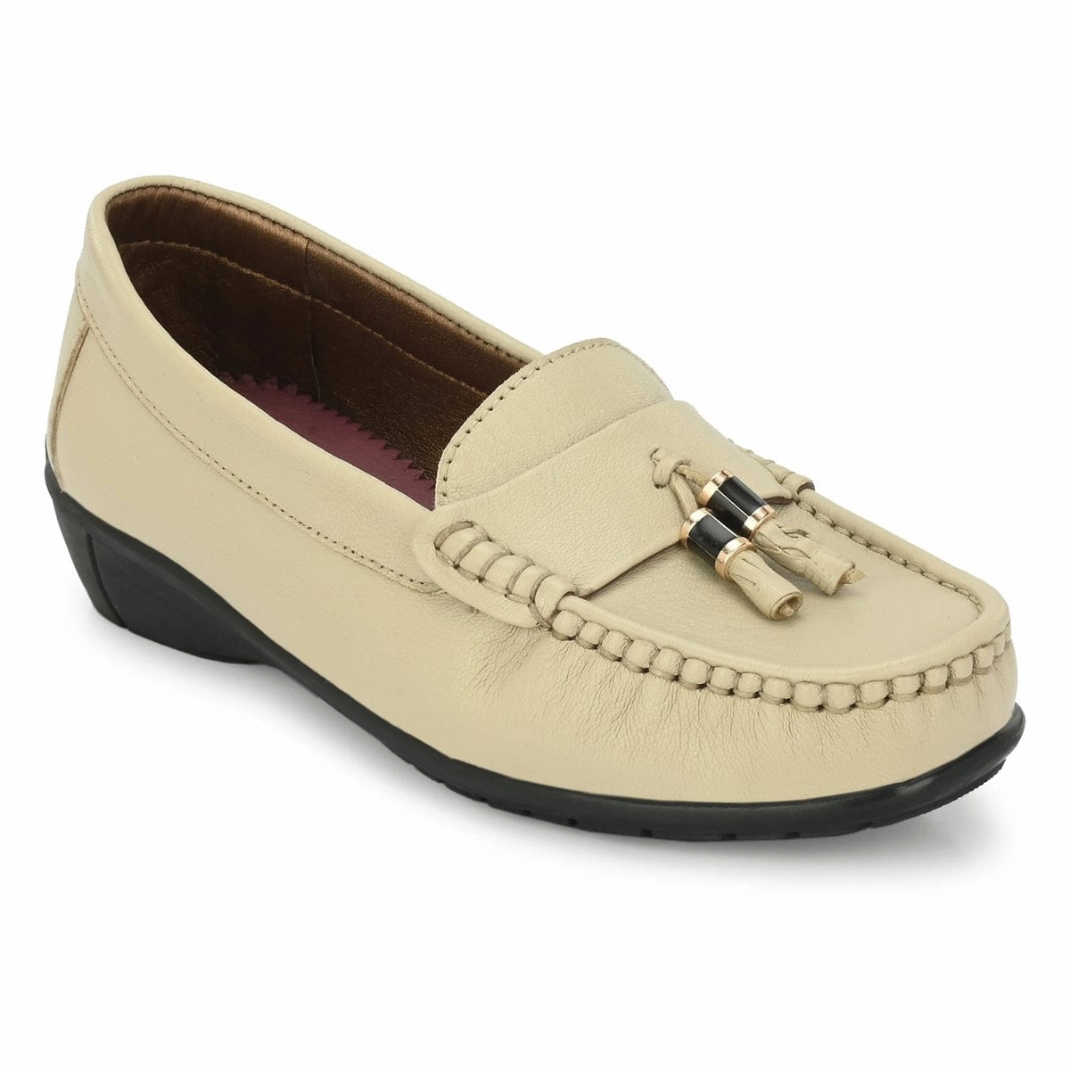 Sydney Tassel Leather Loafers Eurosoft Loafers