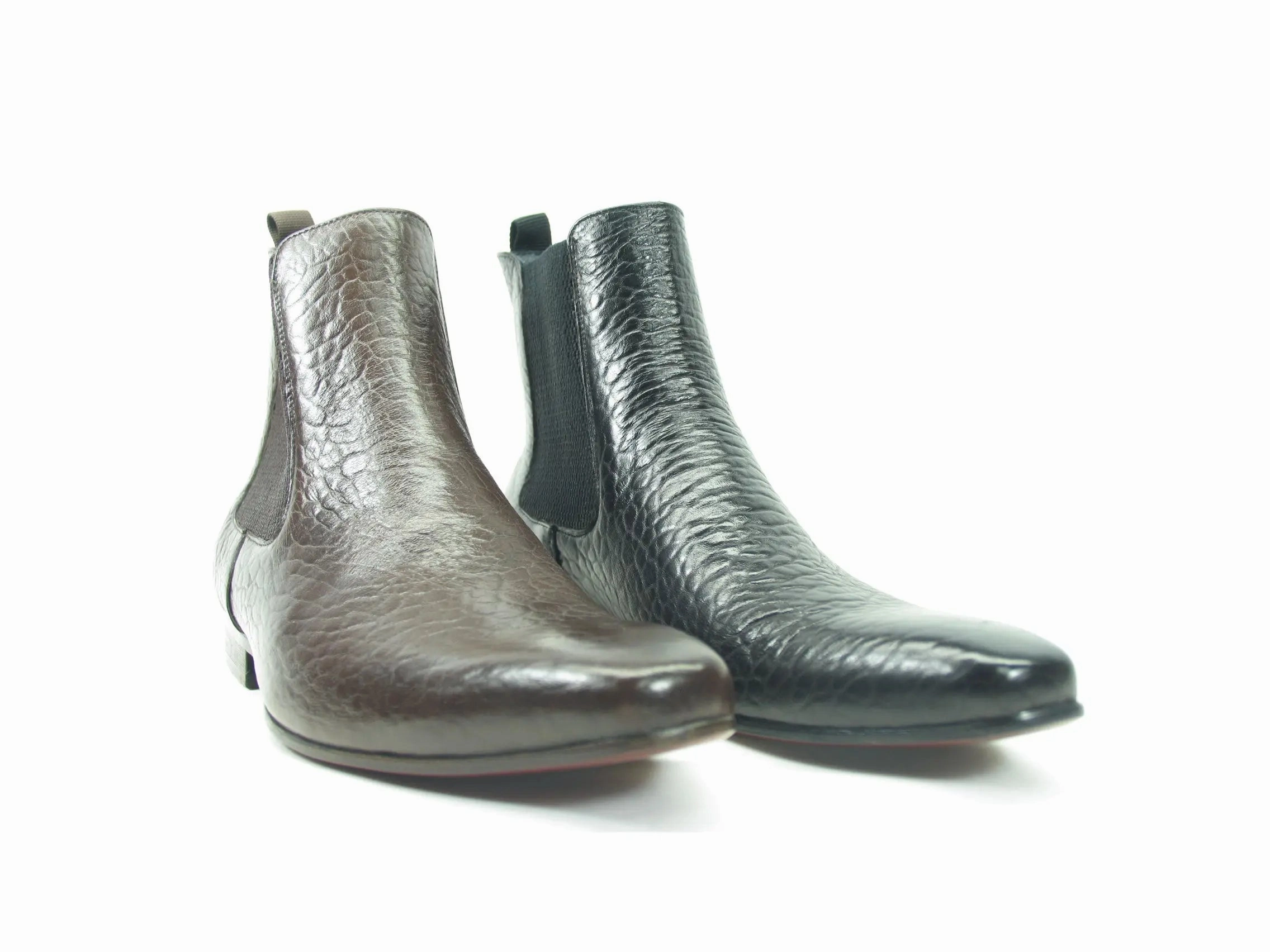 Textured Chelsea Boots Slip On Chelsea Boots