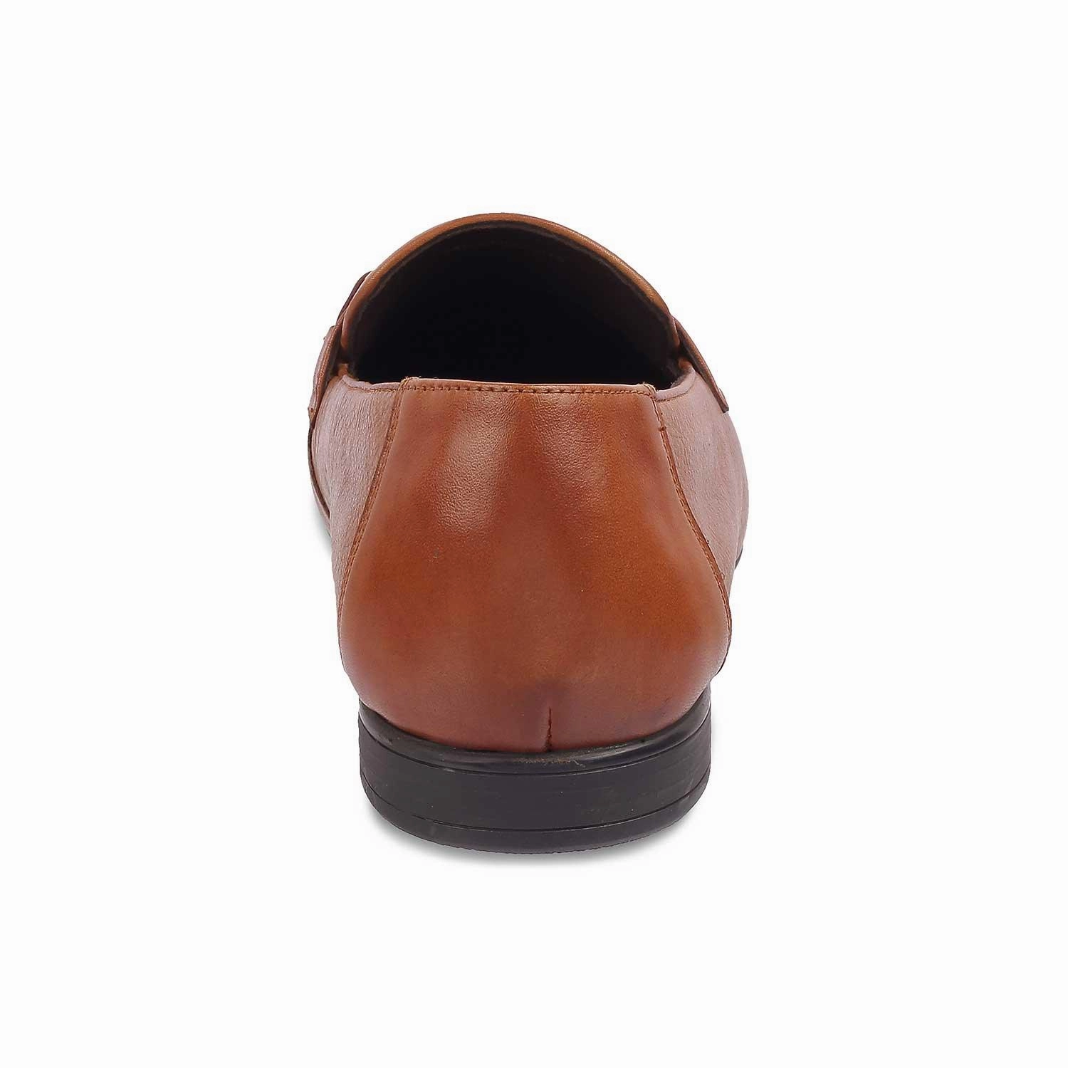 The Bologna Tan Men's Leather Loafers Tresmode Dress Loafers With Tassels