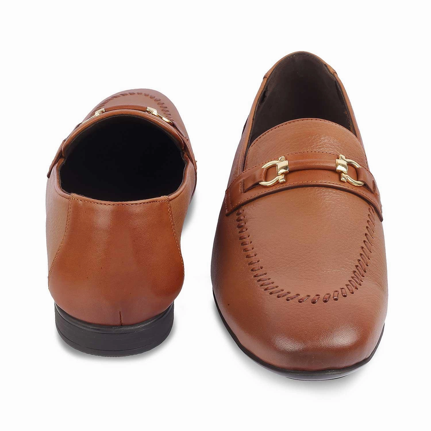 The Bologna Tan Men's Leather Loafers Tresmode Loafers Shows