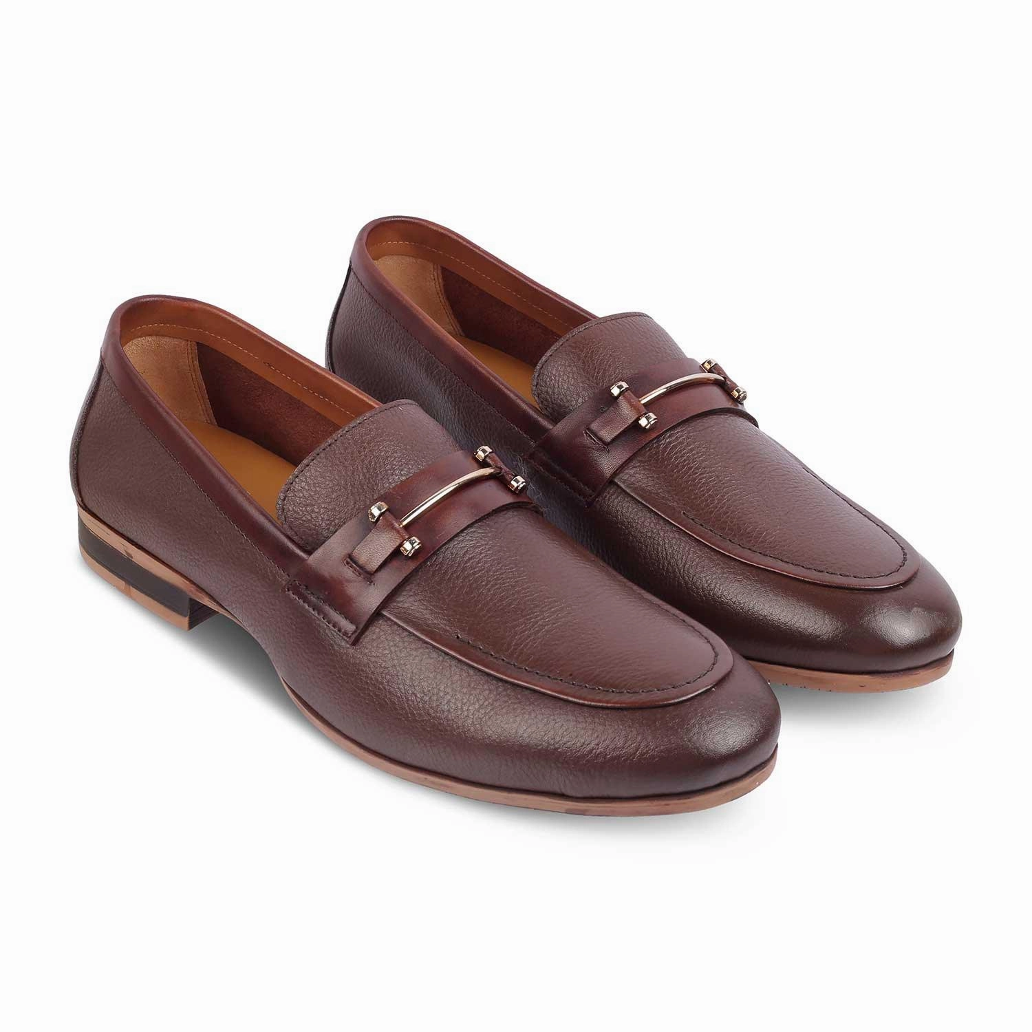 Prada Brushed Leather Loafers The Bone Brown Men's Leather Loafers Tresmode