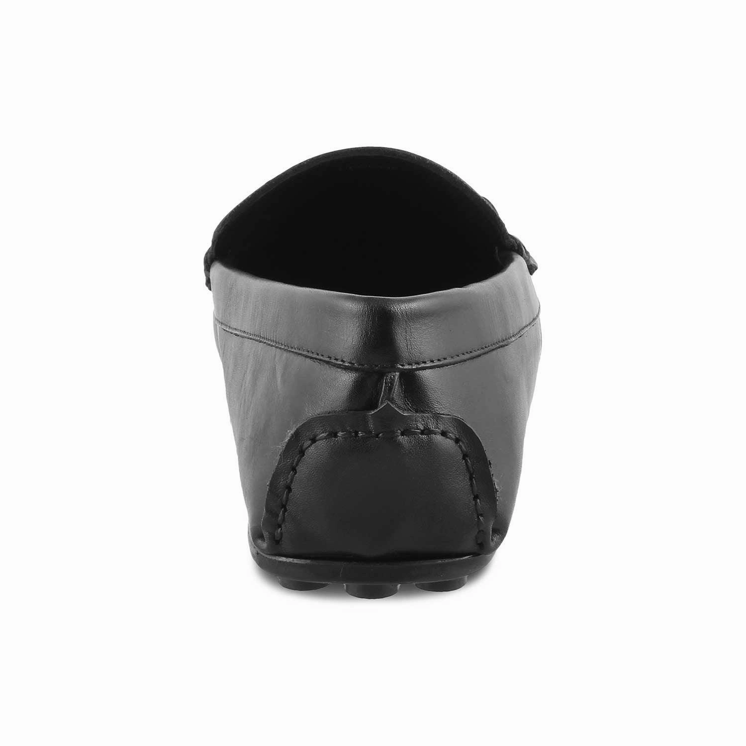 Crepe Loafers The Cecomf Black Men's Leather Driving Loafers Tresmode