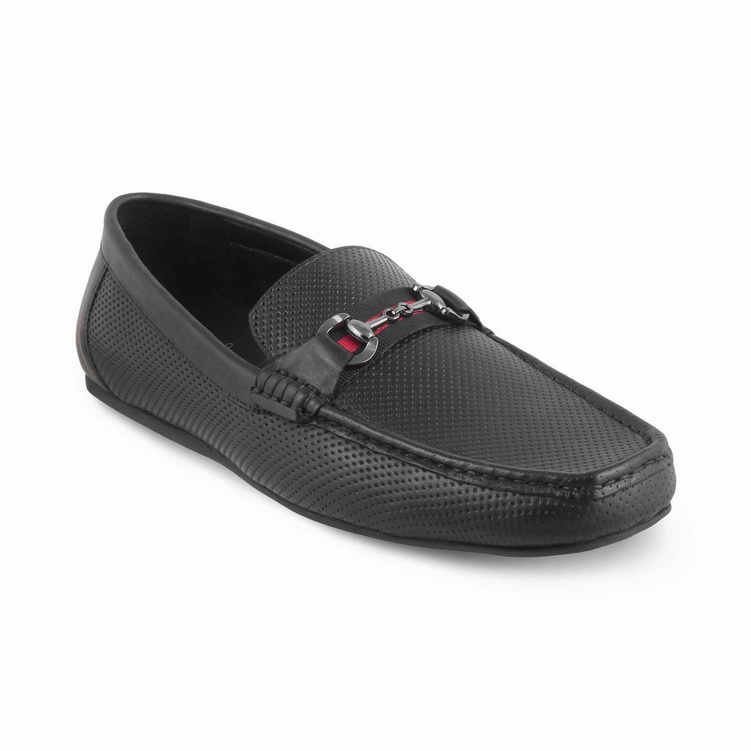 The Cedrive Black Men's Driving Loafers Tresmode Loafers With Shorts