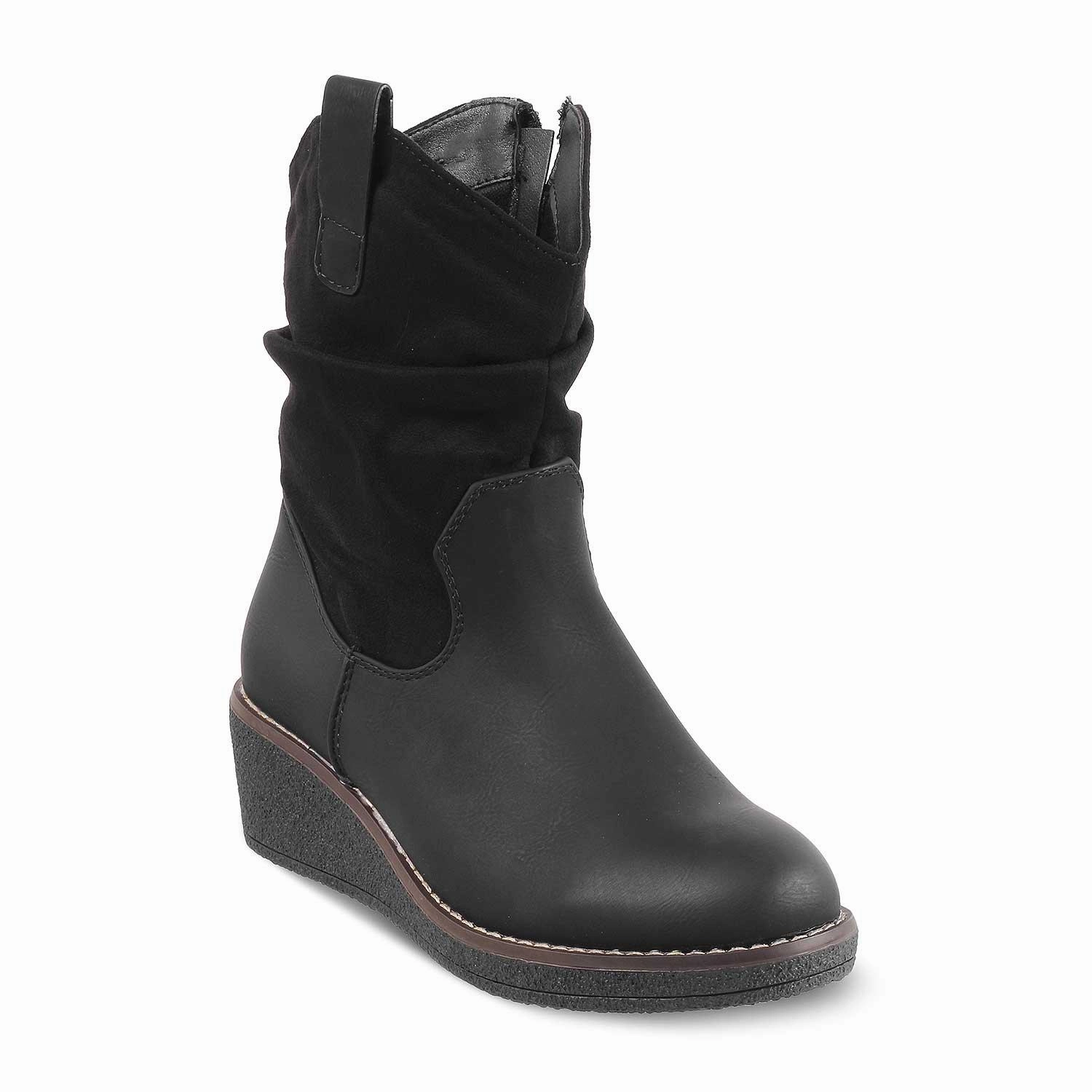 Frys Boots The Faro Black Women's Ankle-length Boots