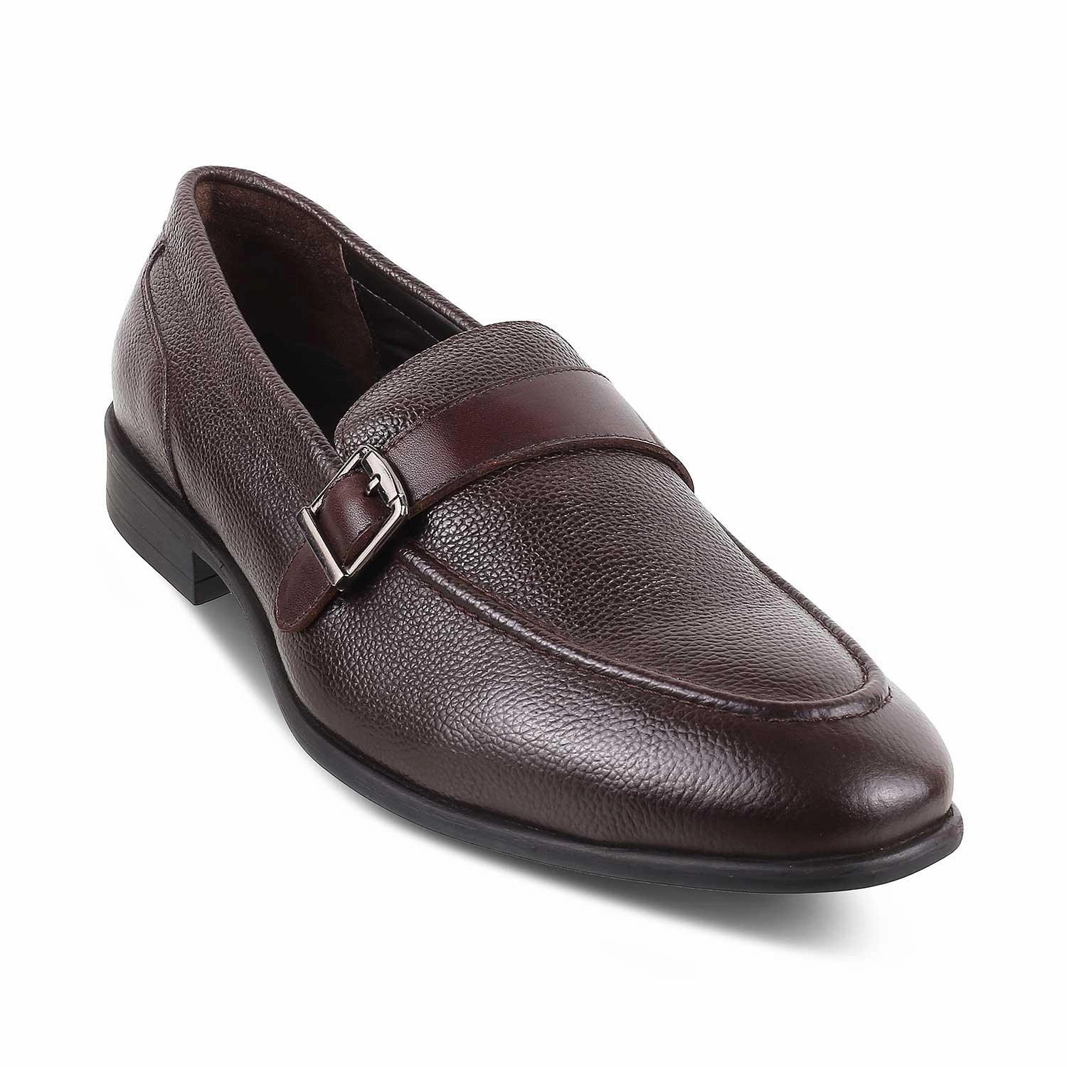 The Heiden Brown Men's Leather Loafers Tresmode Alden Suede Loafers