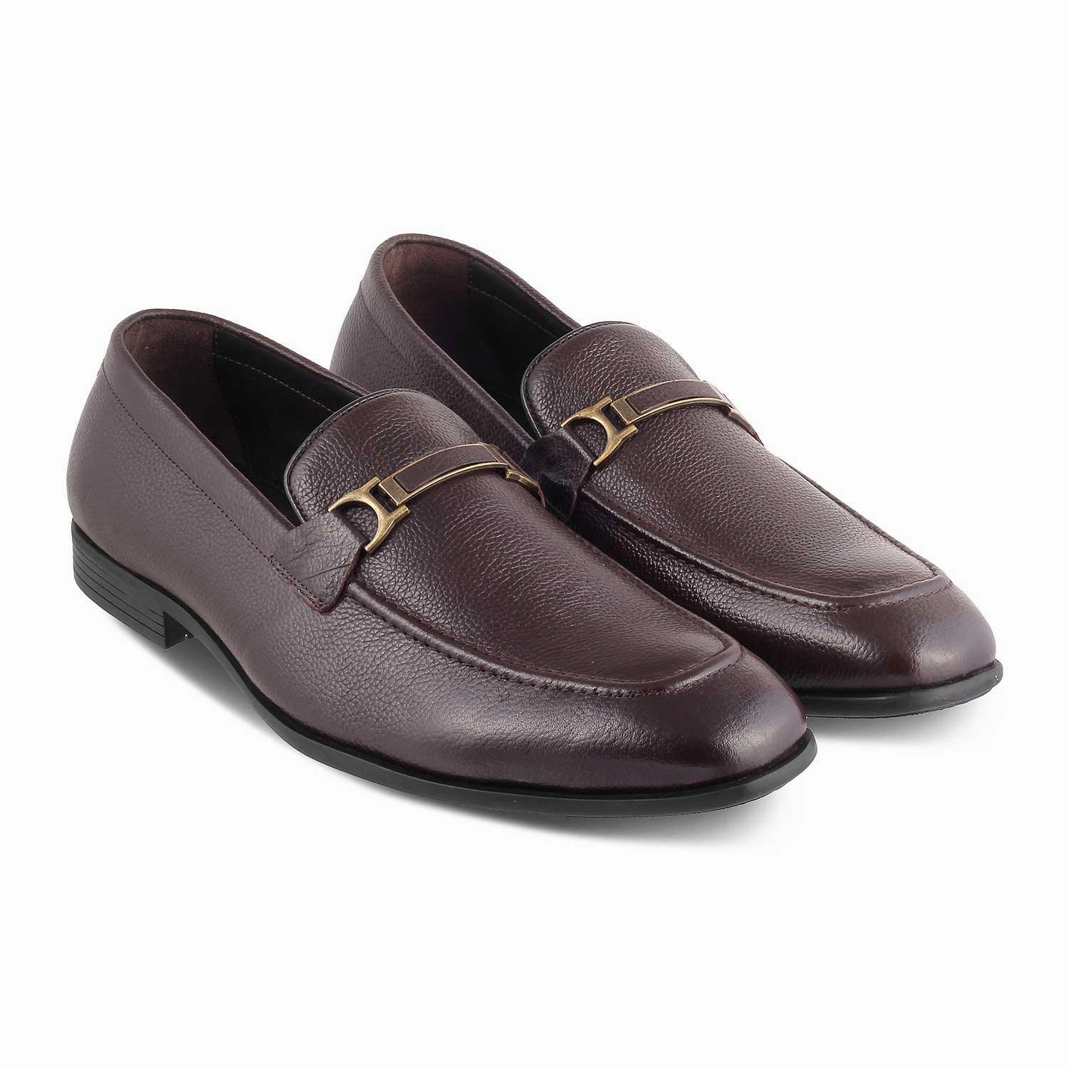 Pinch Weekender Penny Loafers The Leven Brown Men's Leather Loafers Tresmode