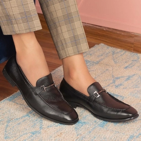 Loafers Fashion The Tumac Black Men's Leather Loafers Tresmode