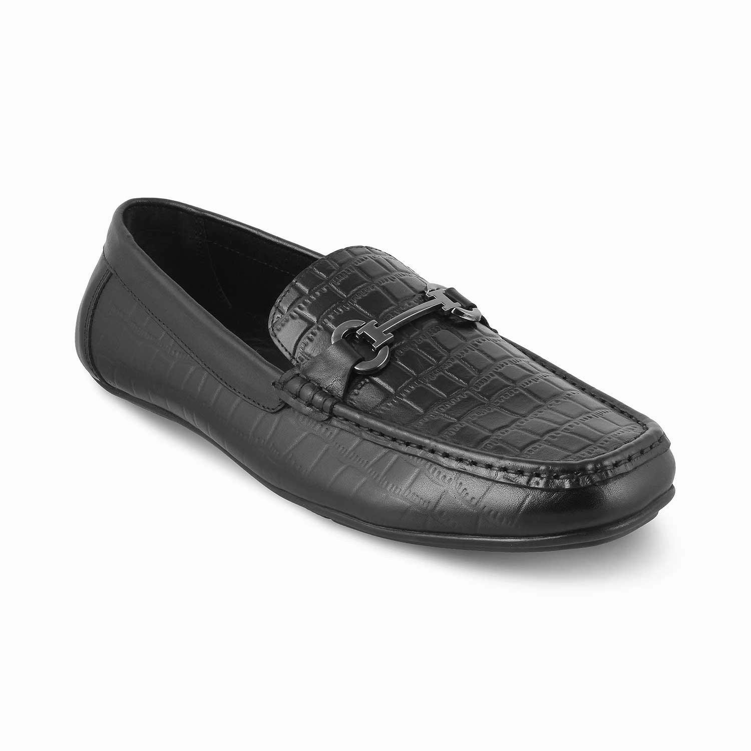 Sincerely Jules Loafers The Yoxile Black Men's Leather Driving Loafers Tresmode