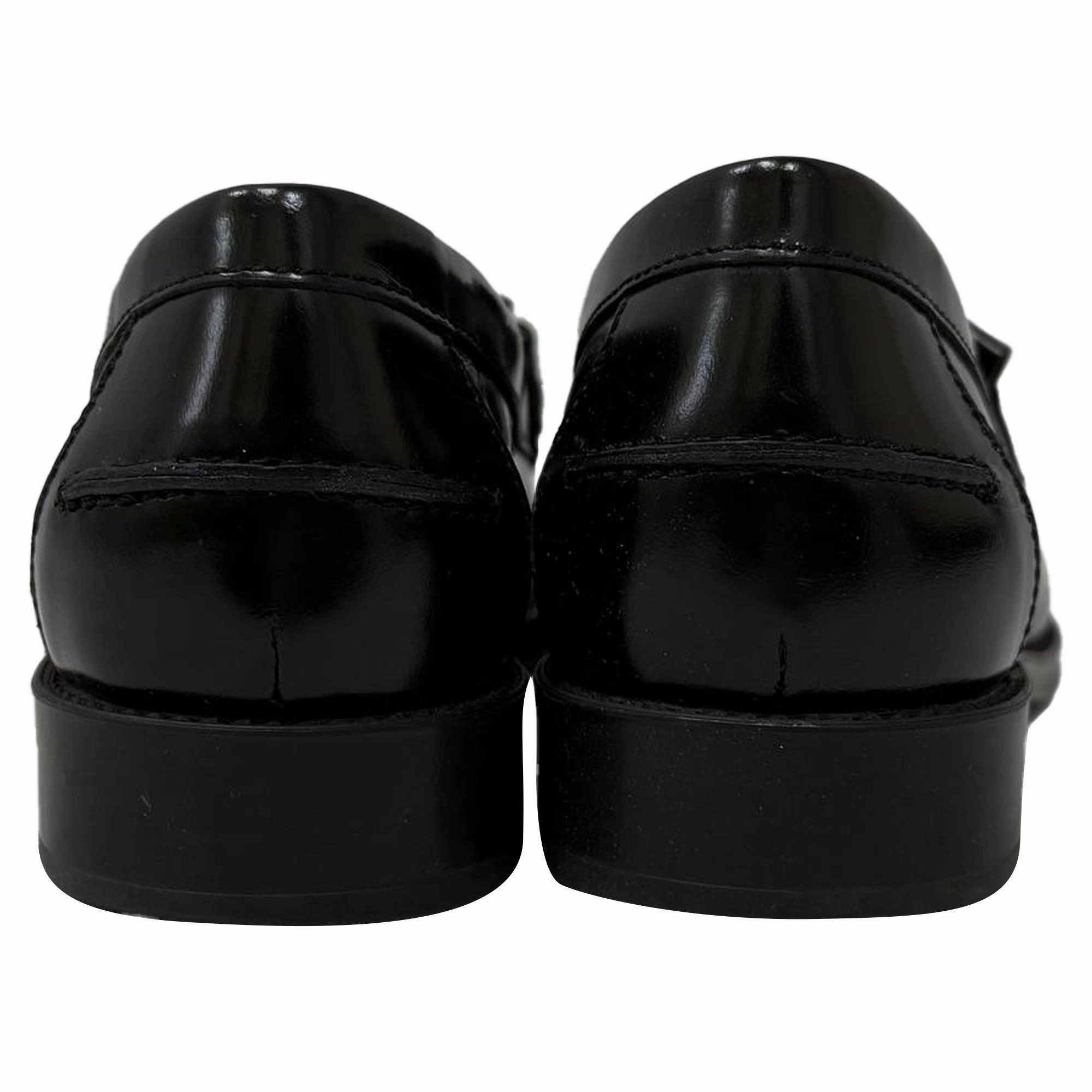 Casual Dress Loafers Tod's Gommino Fringe Double T Loafers in Black Leather