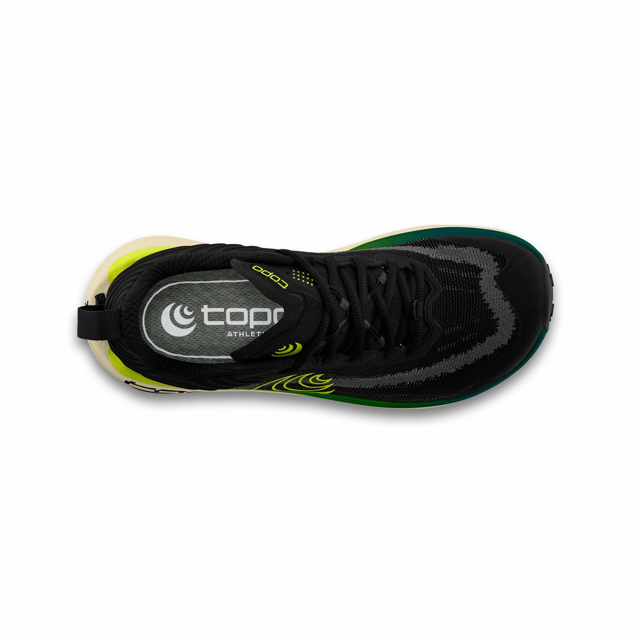 Vectiv Trail Running Shoes Topo Athletic | Men's Vista Trail Running Shoes - Black/Lime