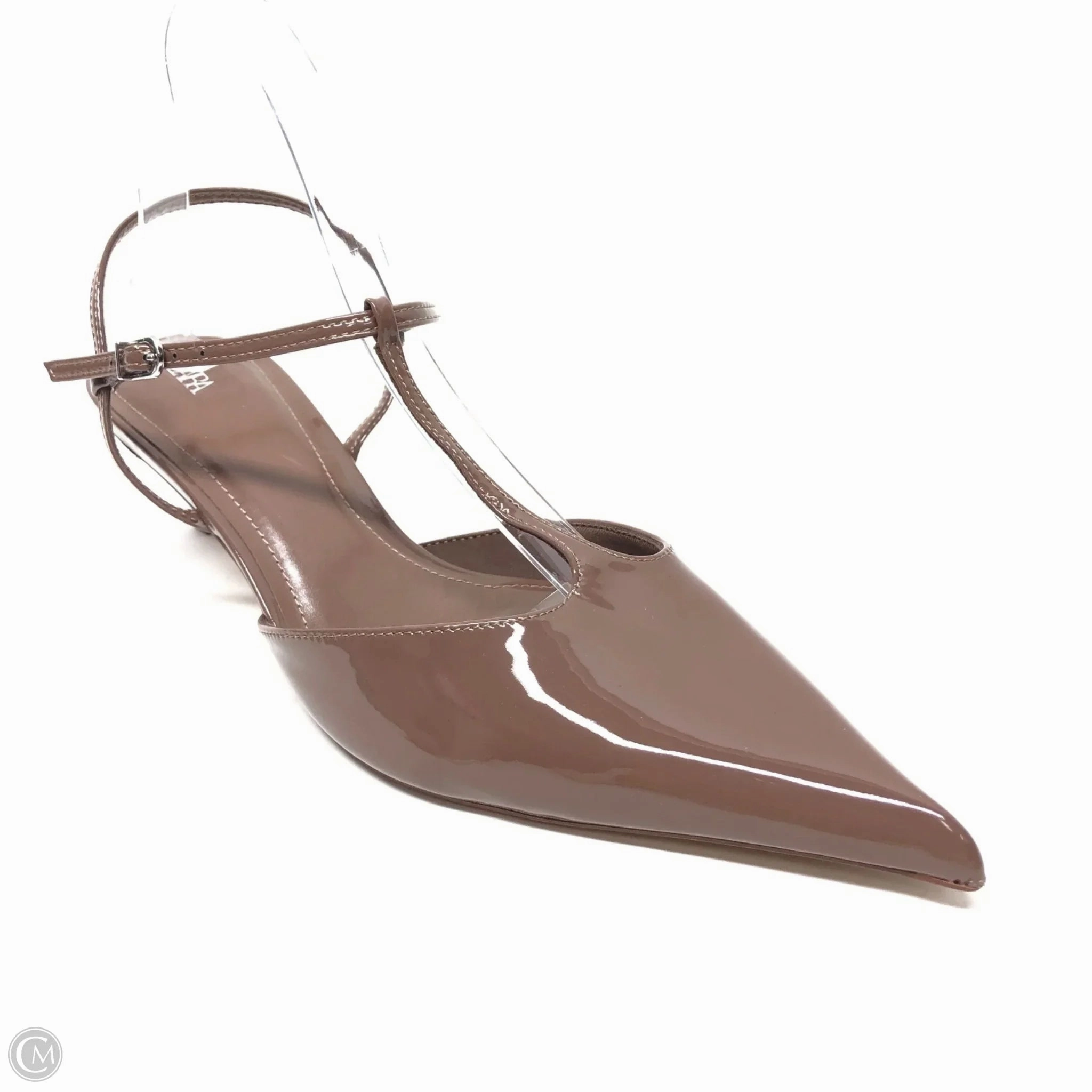 High Heel Shoes Names Shoes Heels Kitten By Zara In Brown, Size: 11