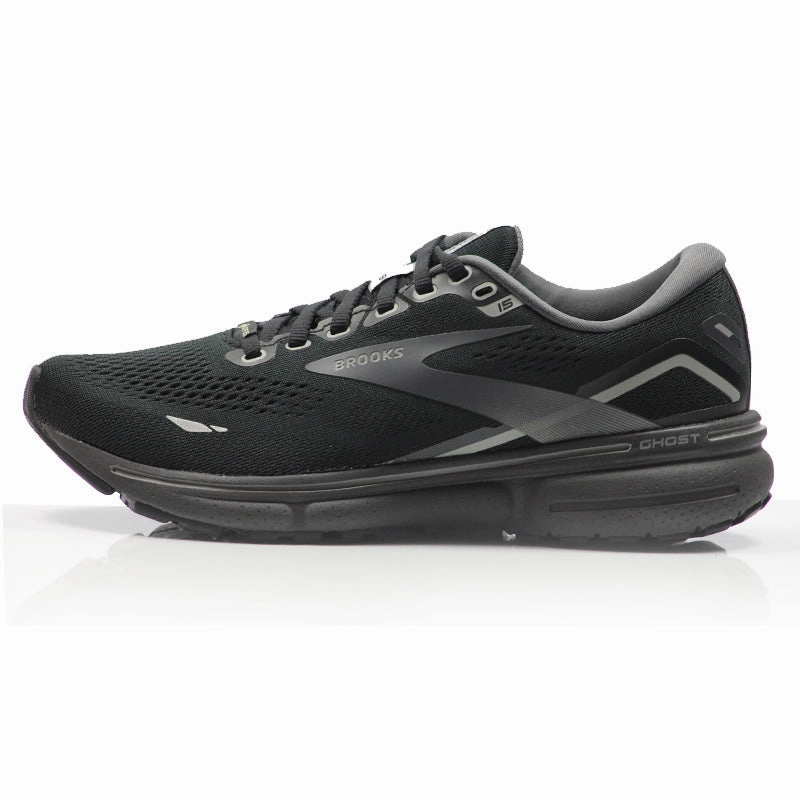 The Best Running Shoes Brooks Ghost 15 GTX Men's Running Shoe - Black/Blackened Pearl/Alloy