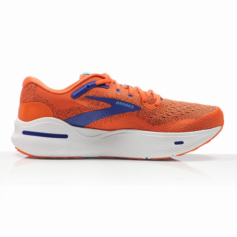 Good Running Shoes For Overpronation Brooks Ghost Max Men's Running Shoe - Red Orange/Black/Surf the Web