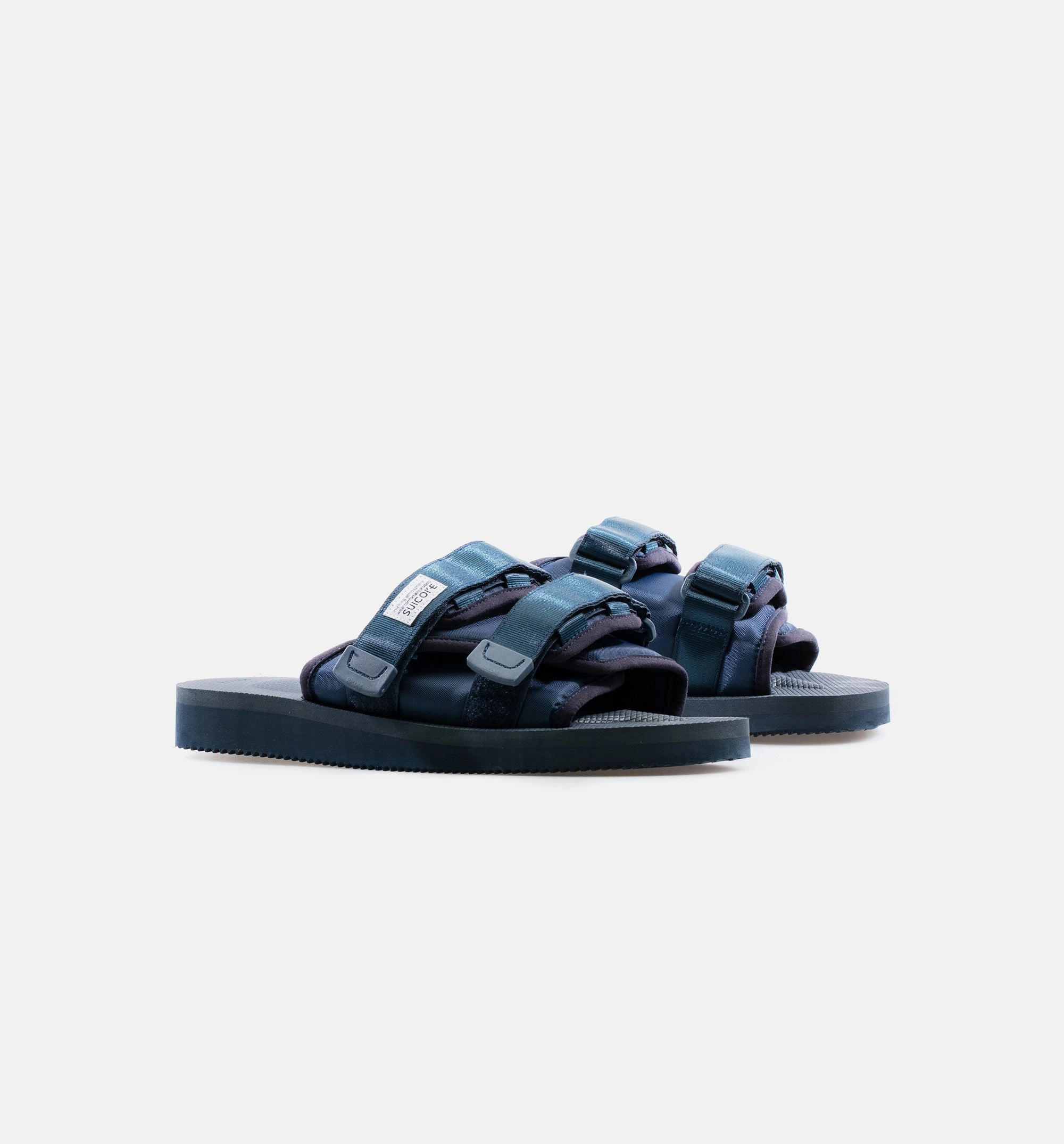 Block Heels Sandals Moto-Cab Mens Sandals - Navy