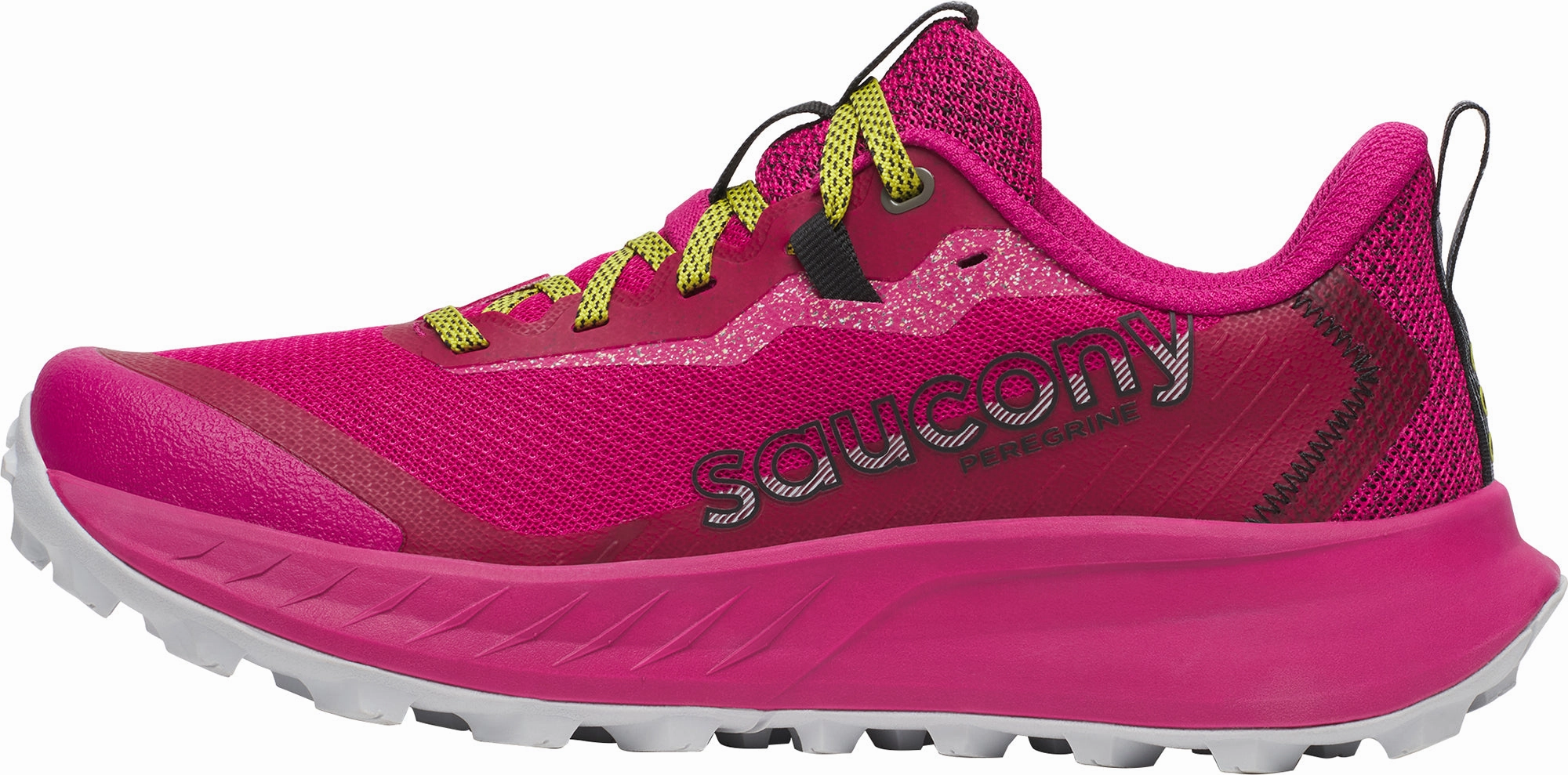 Saucony Peregrine 15 Womens Running Shoes - Pink Trail Running Shoes Long Distance