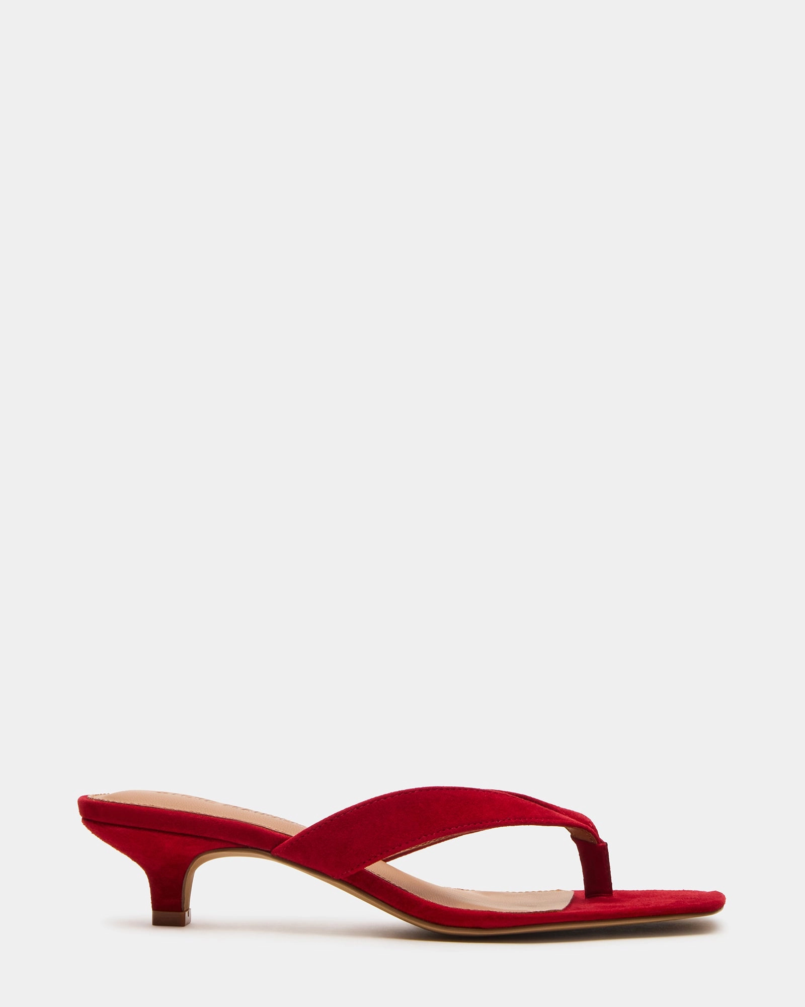TRACIE RED SUEDE Feet In High Heel
