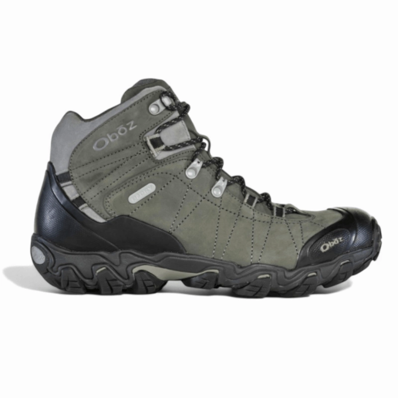 Lightweight Ankle Hiking Boots Oboz Men's Bridger Mid Waterproof - Charcoal