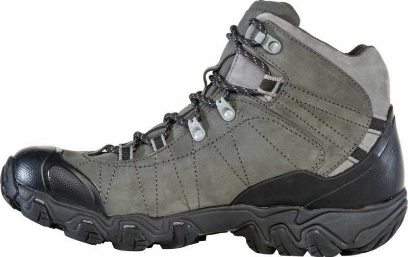 Oboz Men's Bridger Mid Waterproof - Charcoal Hiking Boots Timberland