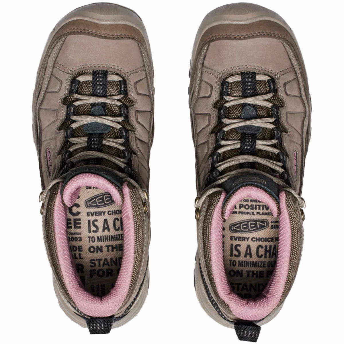 Traditional Hiking Boots With Laces Women's Targhee IV Mid Waterproof Hiking Boot