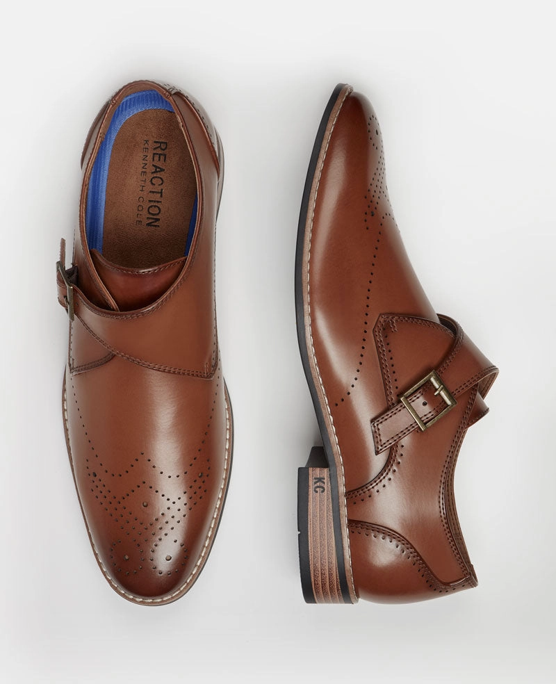 Berwick Brogue Boots REACTION - Cheer Brogue Single Monk Strap