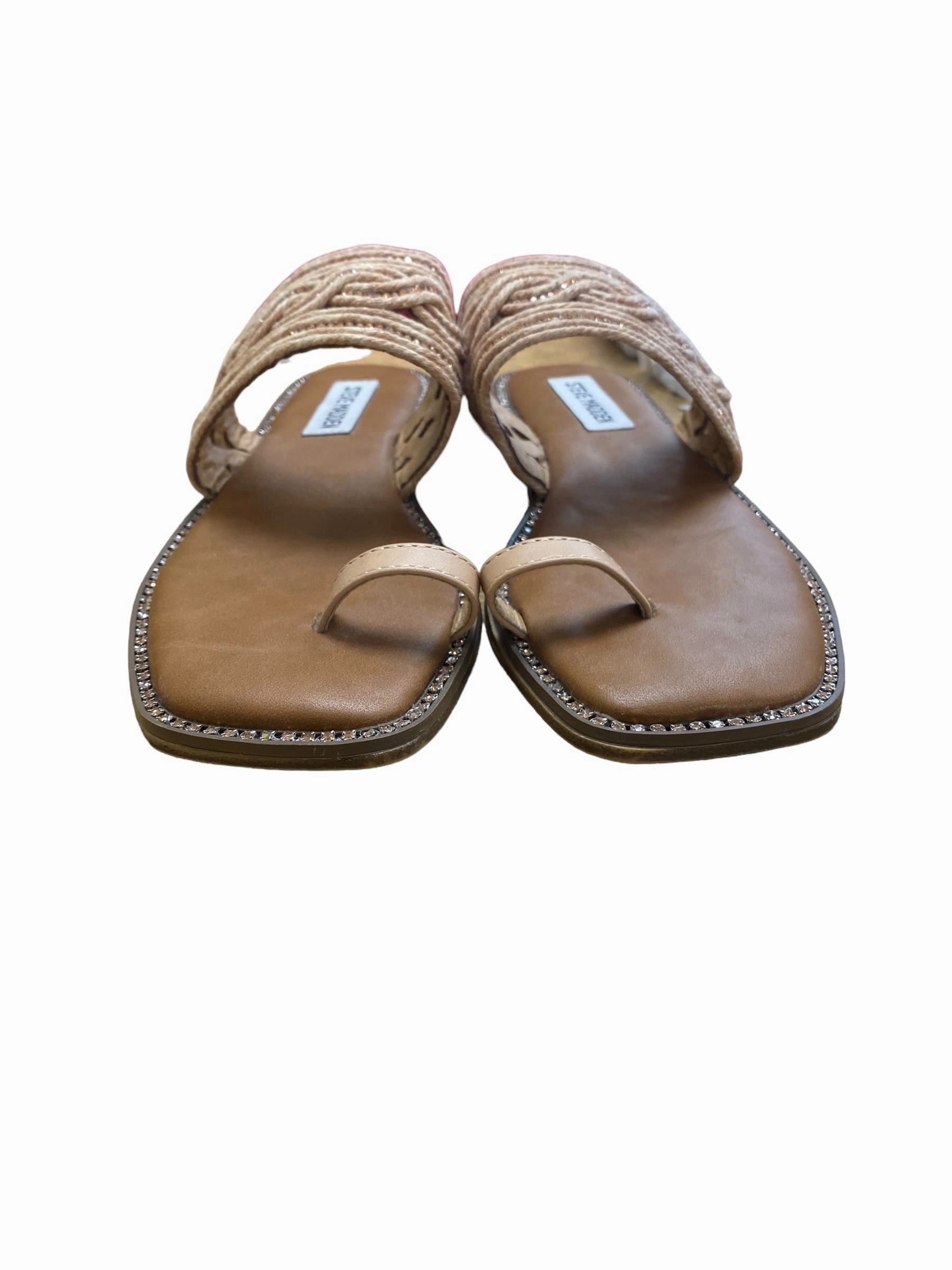 Beachwear Flip Flops Sandals Flip Flops By Steve Madden In Brown, Size: 5.5