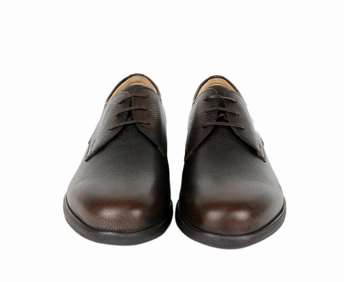 Salvatore Ferragamo Men's Pebble Leather Oxford Shoes Difference Between Oxfords And Derbys