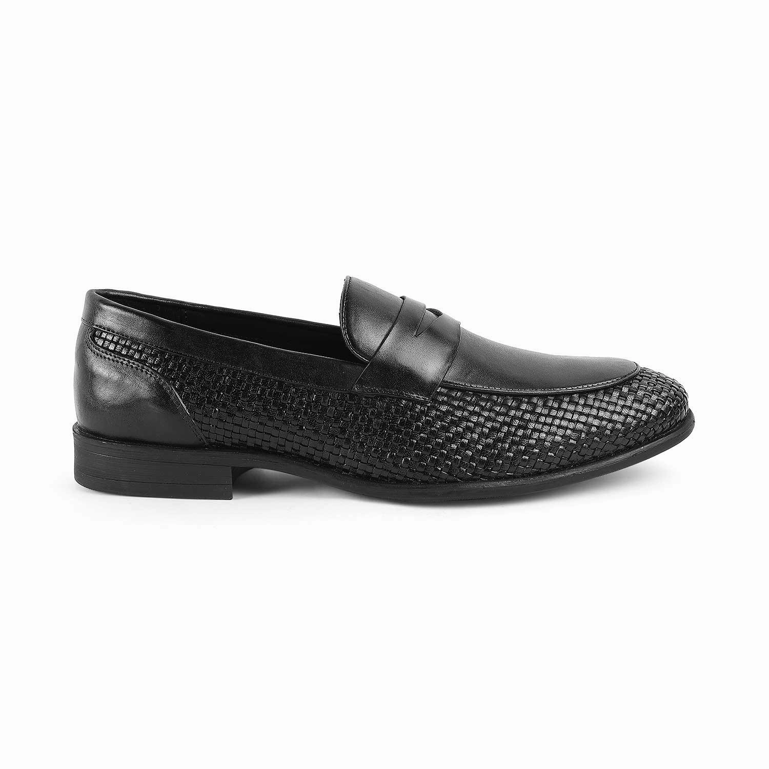 Valentino Rockstud Loafers Tresmode Jim Black Men's Leather Penny Loafers
