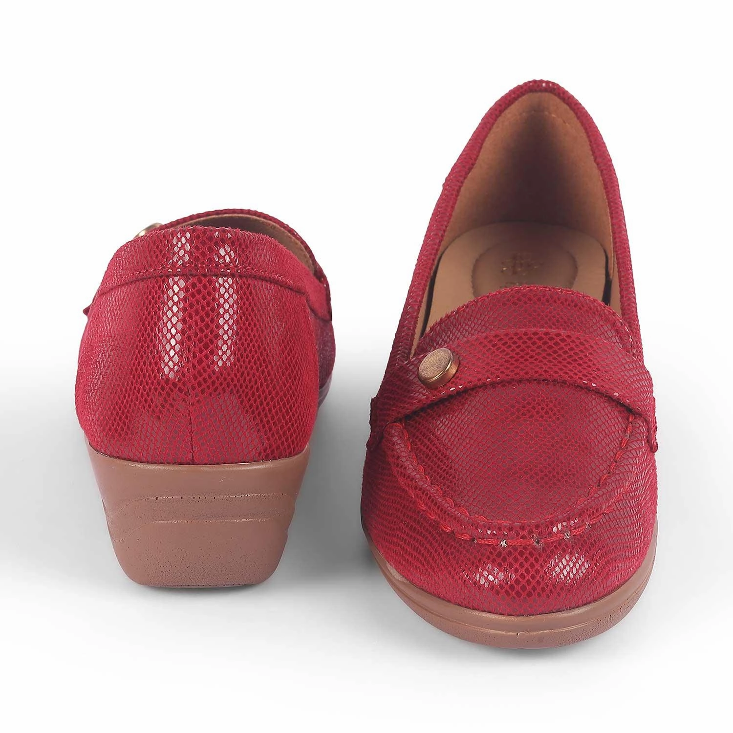 Loafers Wide Width Tresmode Marcoval Red Women's Dress Wedge Loafers