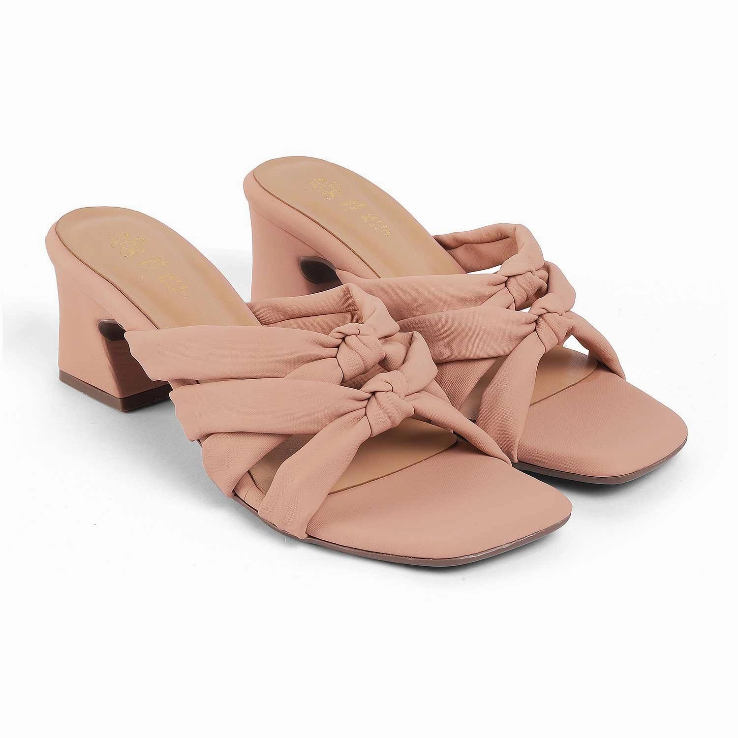 Tresmode Sofstrip Pink Women's Casual Block Heel Sandals Hotel Jamaica Montego Bay