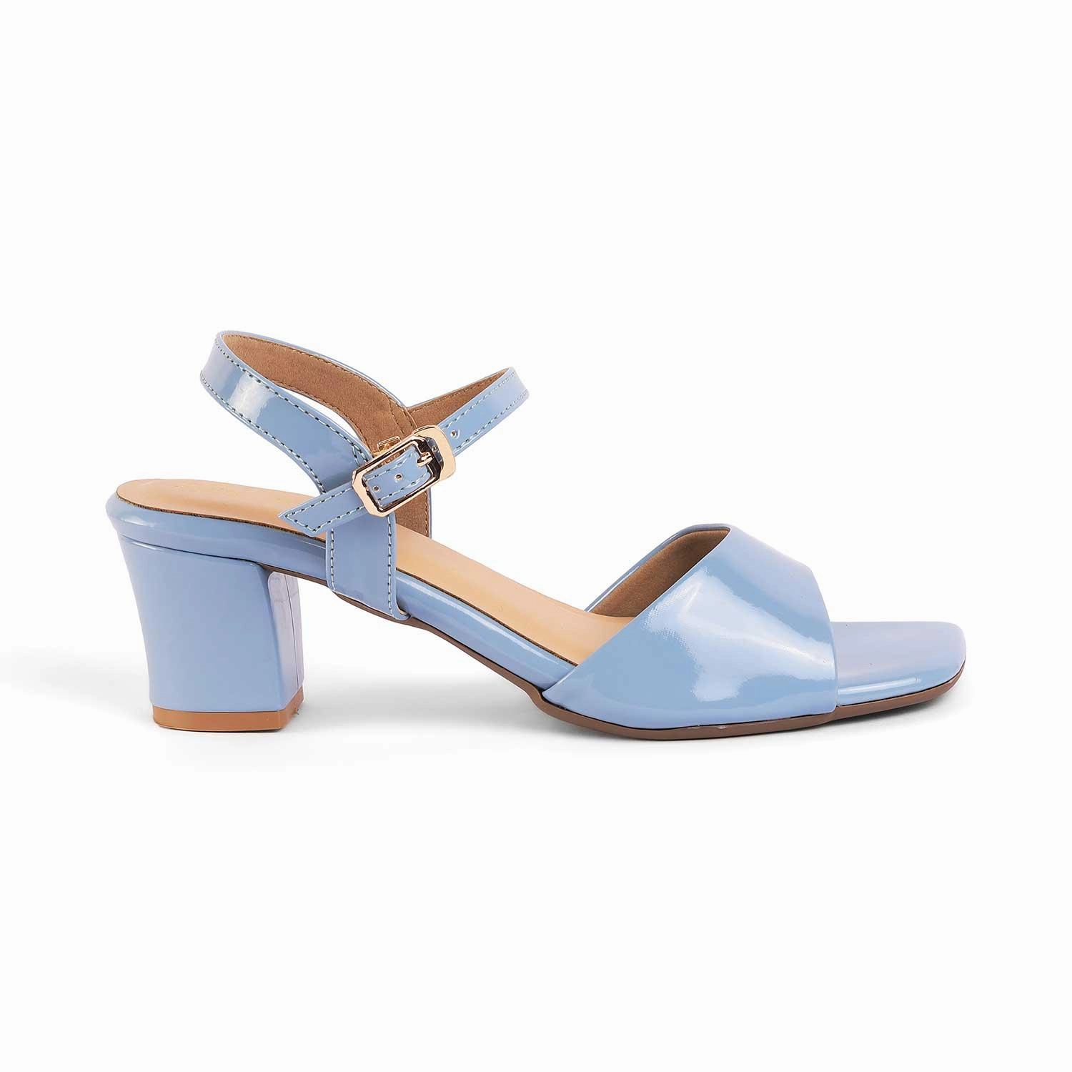 Comfortable And Pretty Sandals Tresmode Solor Blue Women's Casual Block Heel Sandals