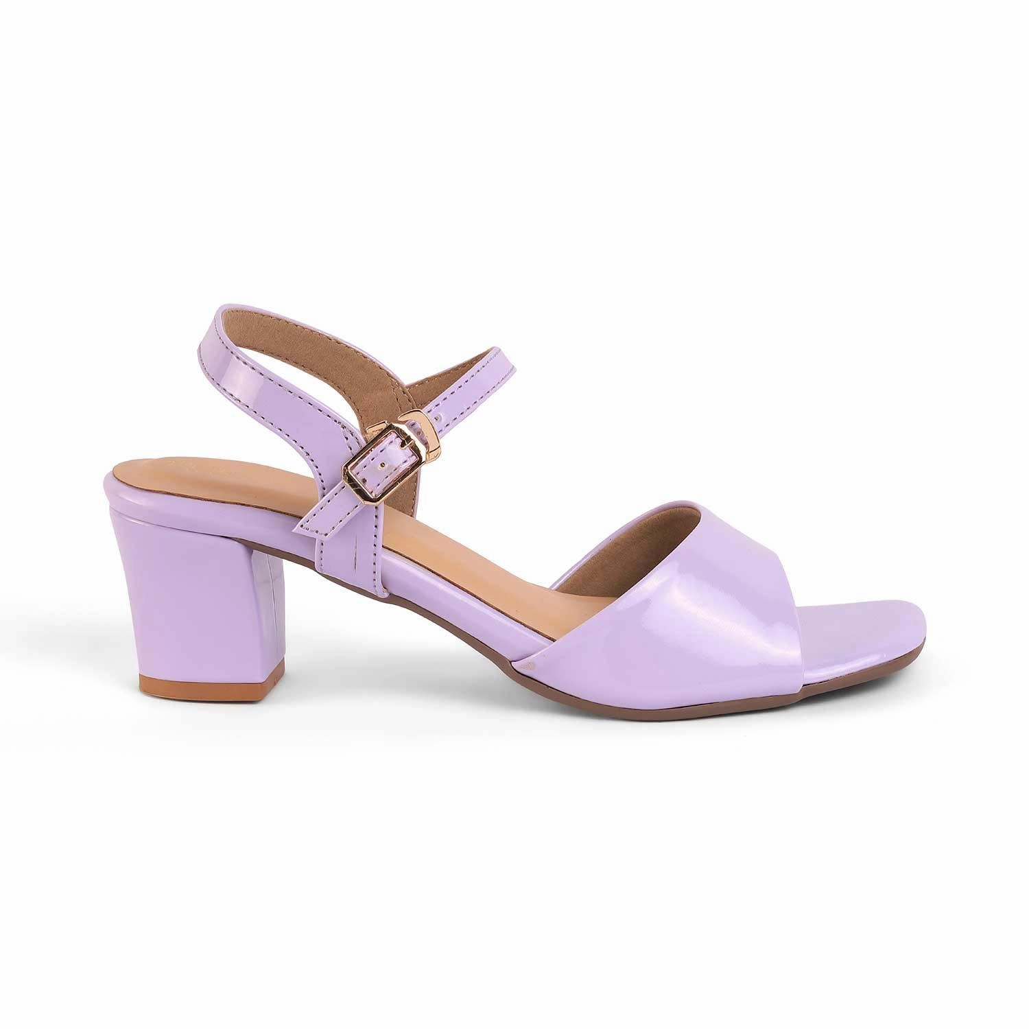 Vintage Platform Sandals Tresmode Solor Lilac Women's Casual Block Heel Sandals
