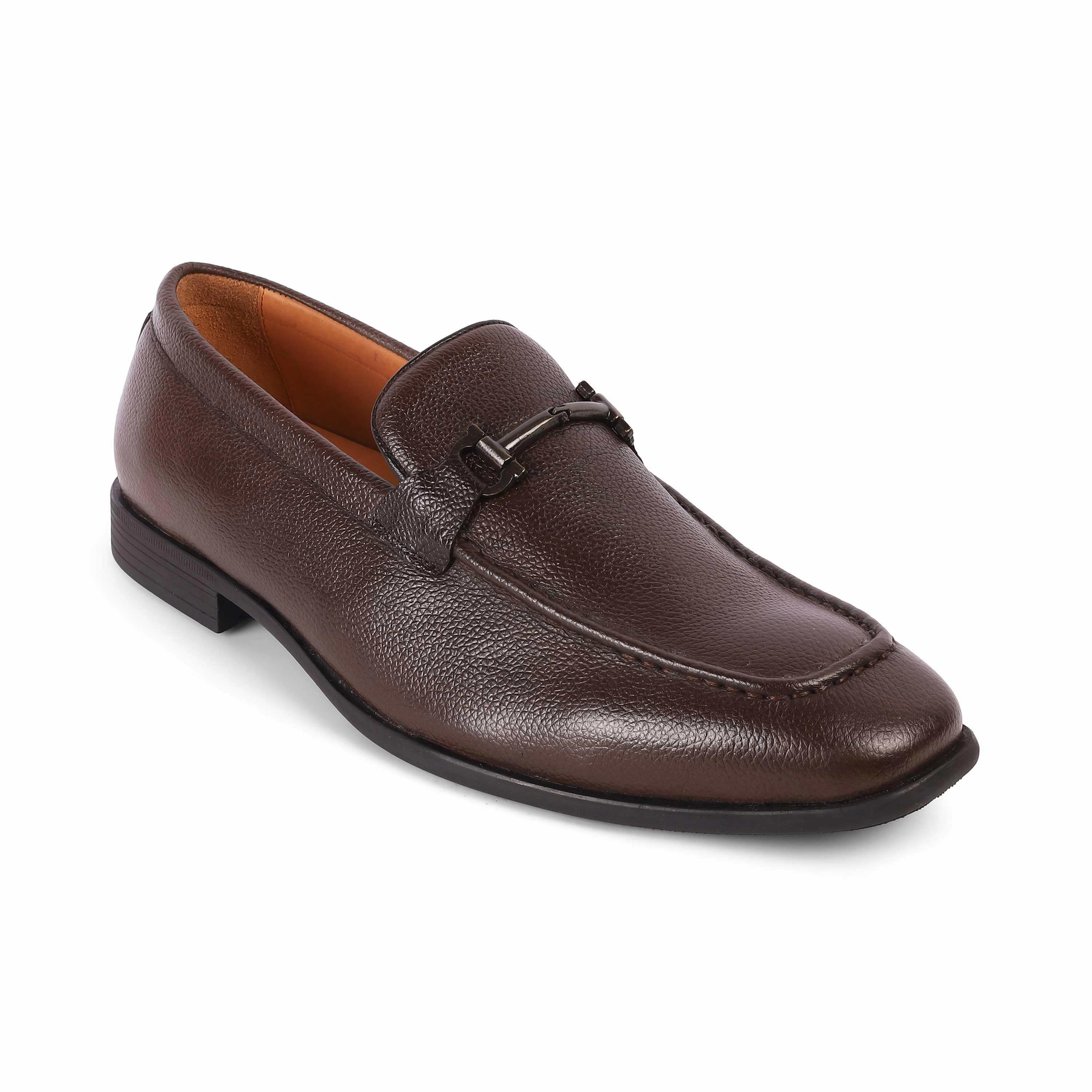 Jewel Loafers Tresmode Umac Brown Men's Leather Loafers