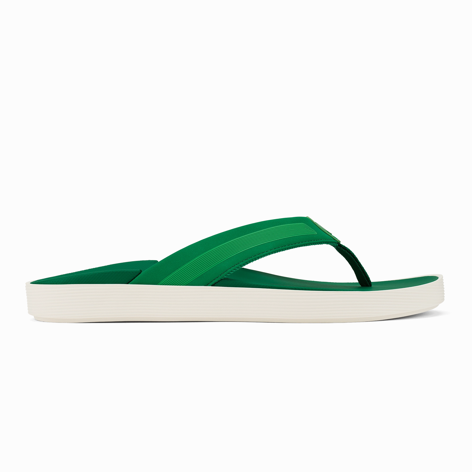 Leeward - Bamboo Flip Flops With Fabric Strips