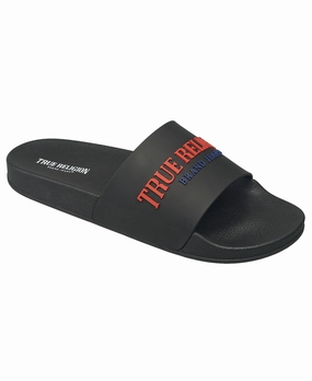 True Religion Men's Weezy Slides North Face Insulated Slippers