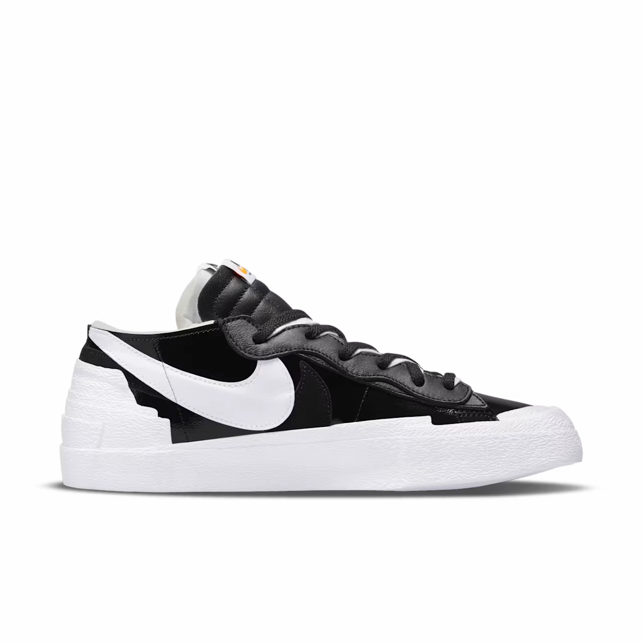 Nike Blazer Low x Sacai DM6443-001 Men's 11 Black Patent Leather Shoes GBNC205 Nike Weightlifitng Shoes