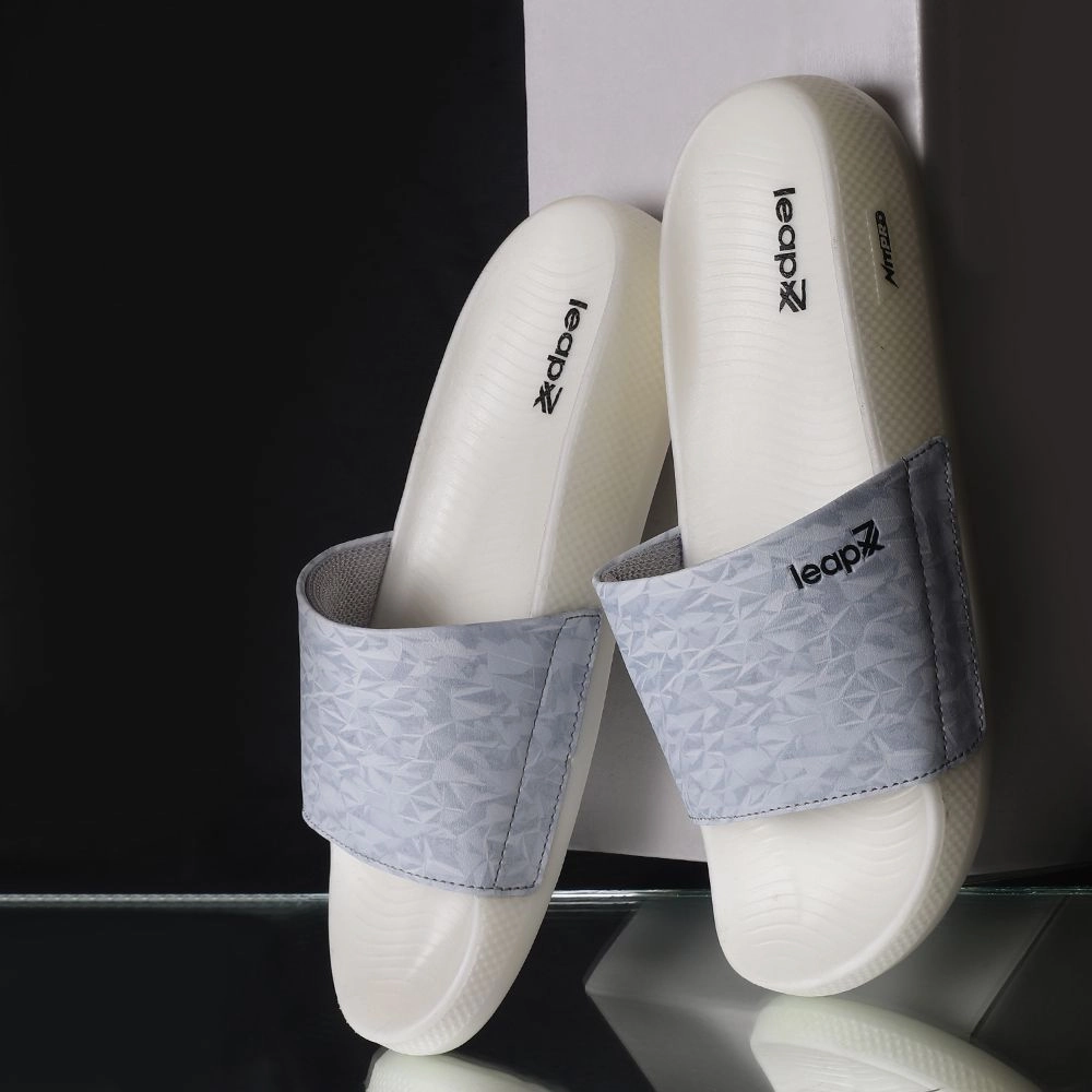 Leap7x By Liberty Men NITWALK-2 L.Grey Casual Slides Wembley Slippers