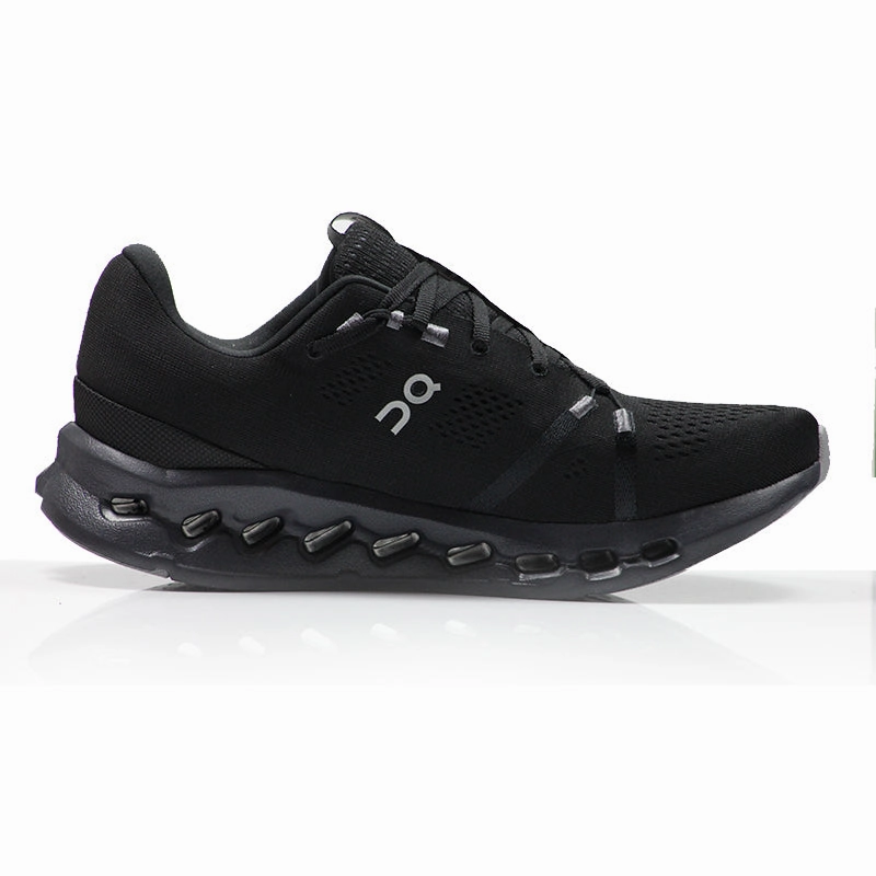 On Cloudsurfer Men's Running Shoe - All Black Run Away Shoes Appleton