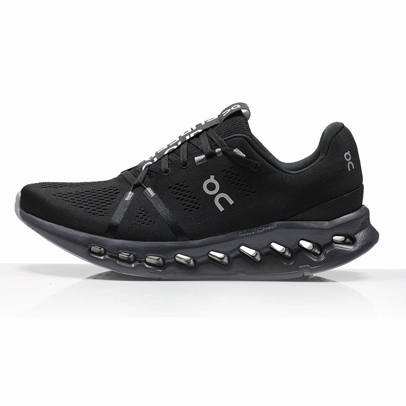 On Cloudsurfer Men's Running Shoe - All Black Trail Run Shoes