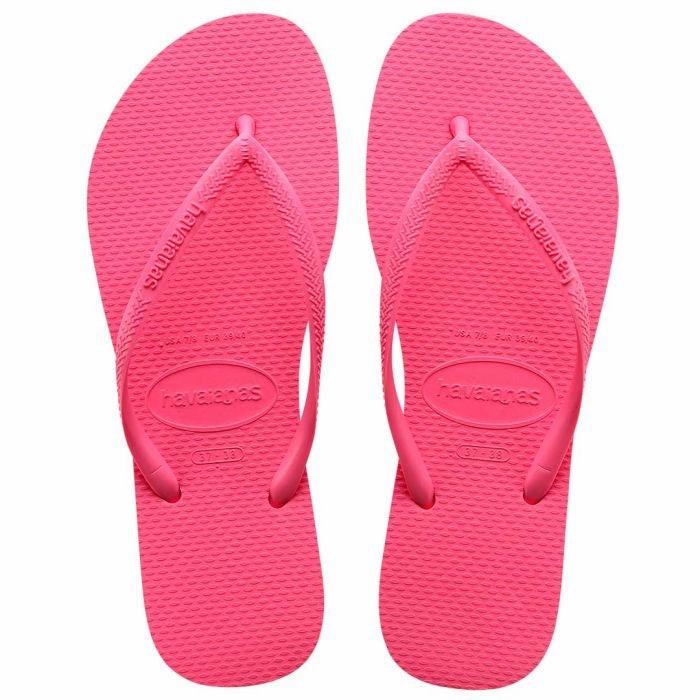 Water Flip Flops With Arch Support HAVAIANAS SLIM - CIBER PINK