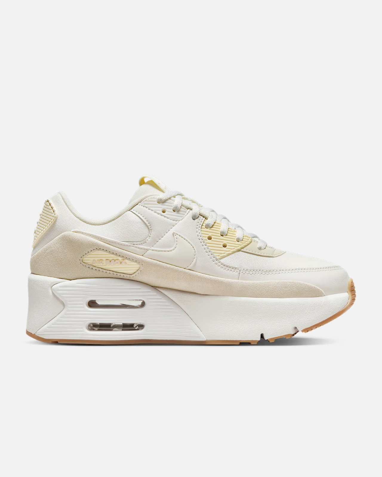 Nike Shoes Customer Care Nike Air Max 90 LV8 FD4328-100 Sneakers Women's Ivory Platform Shoes FD1067