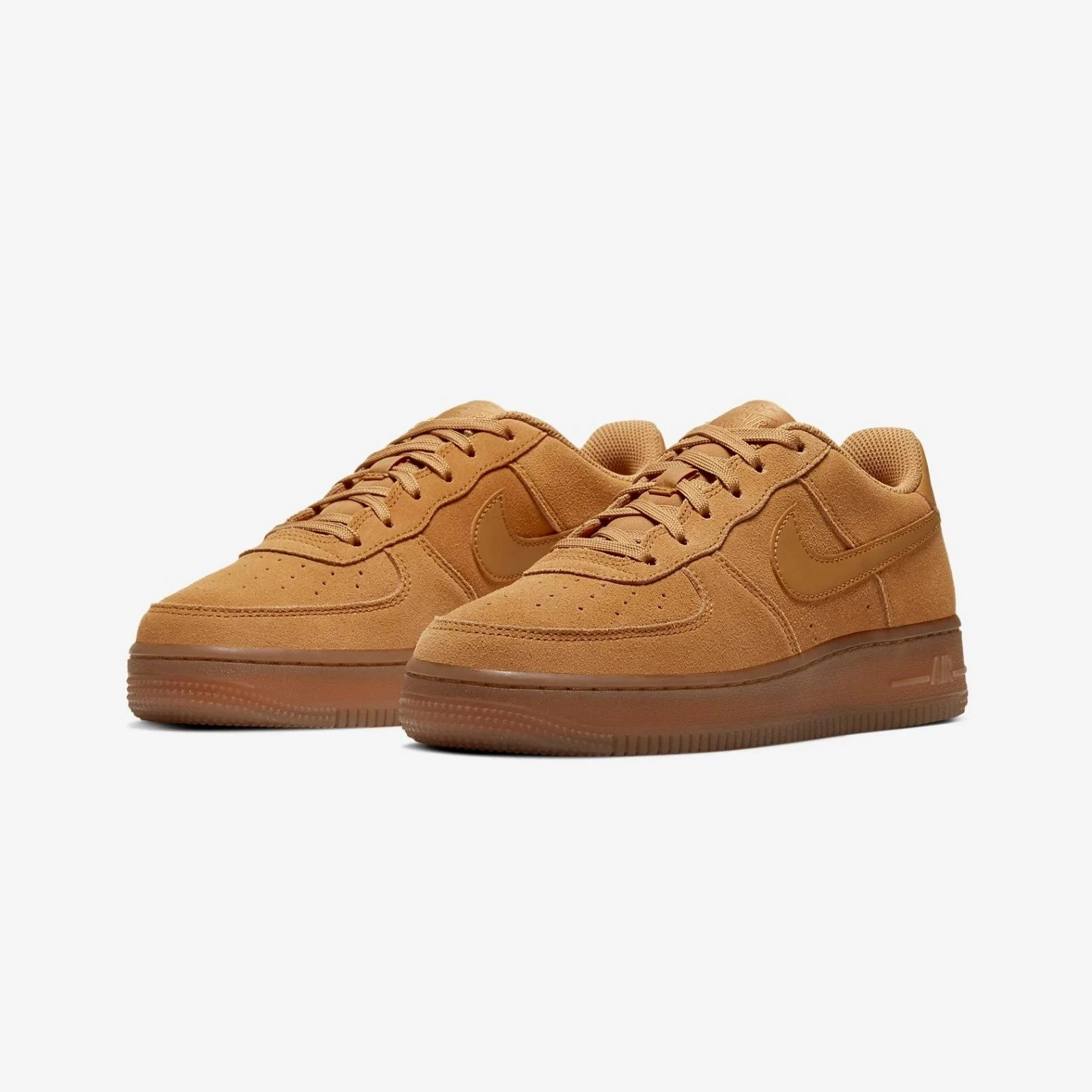 Nike Air Force 1 LV8 3 BQ5485-700 Sneaker Kids  Wheat Grade School Shoes Nike Non Slip Resistant Shoes