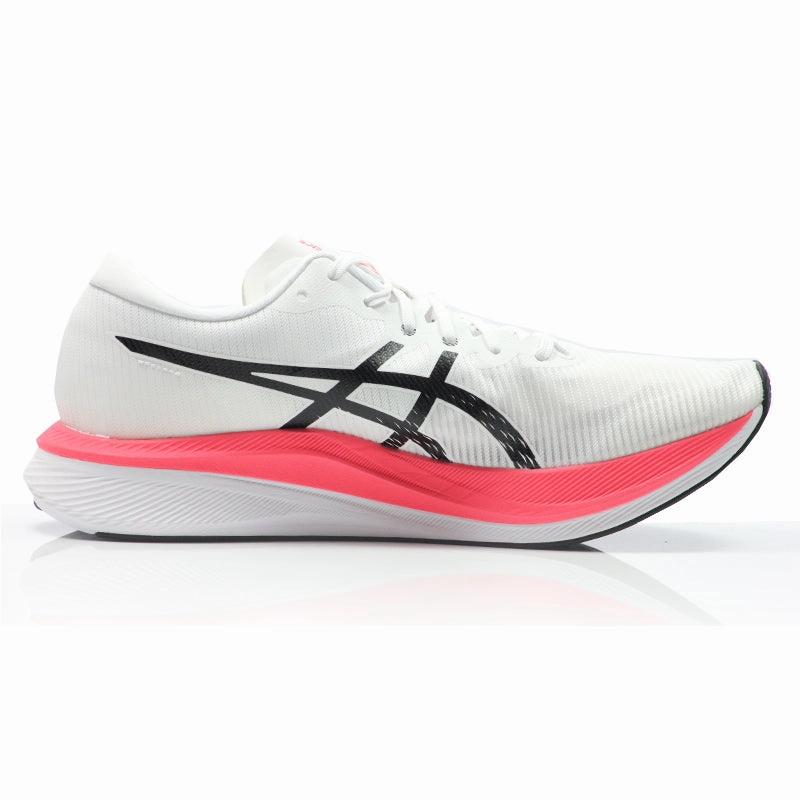 Asics Magic Speed 3 Men's Running Shoe - White/Black Best Running Shoes For Marathon Runners