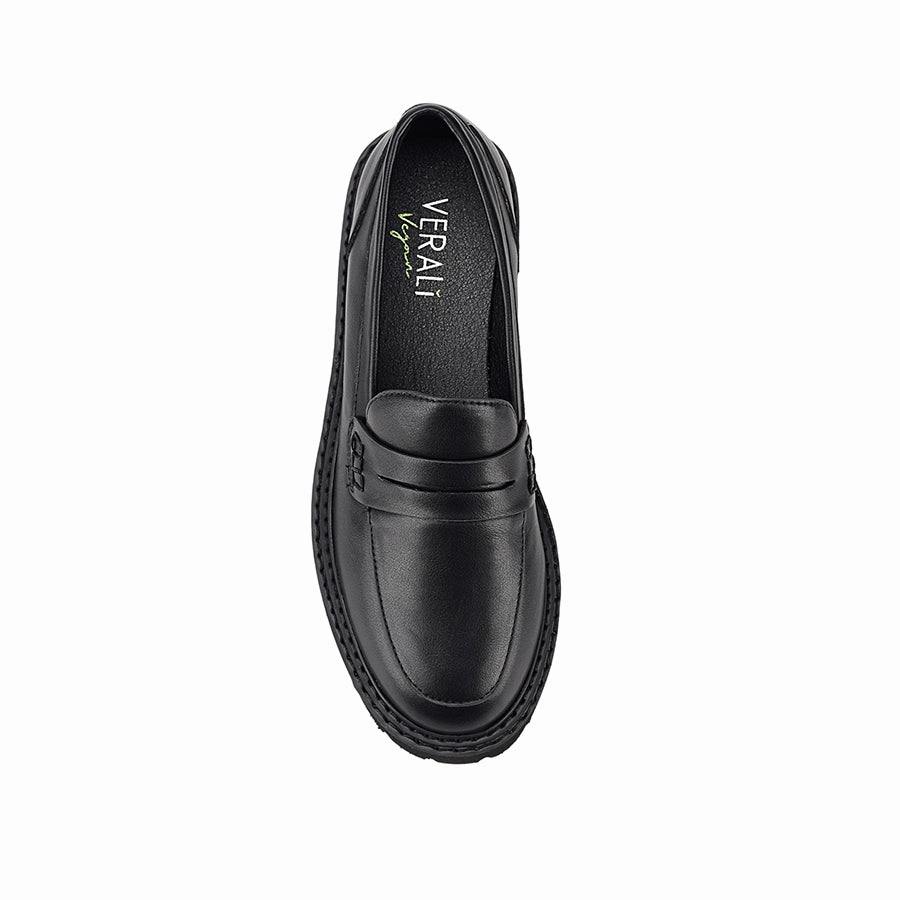 Neon Chunky Loafers - Black Brown Brogue Shoes Sale