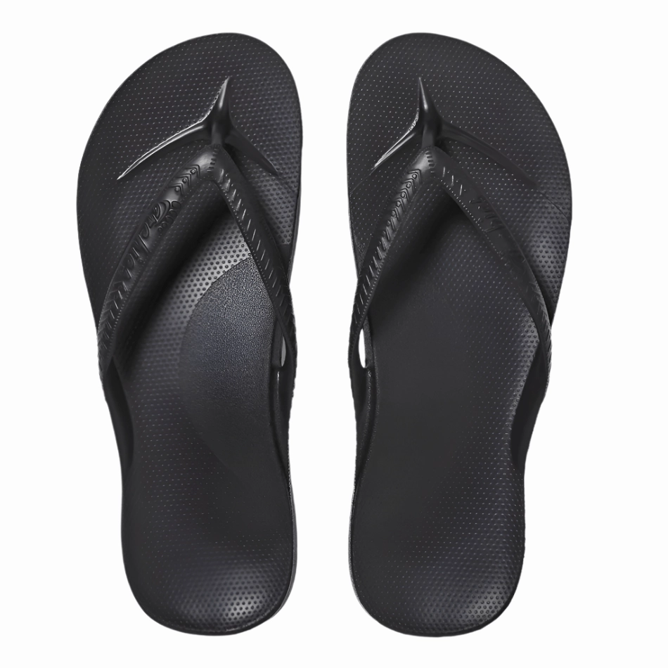 Archies Arch Support Flip Flops in Black Slippers Philippines
