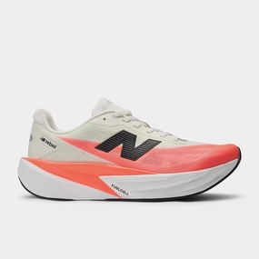 Trainer Shoes For Work New Balance Mens Fuelcell Rebel v5 - Urgent Red/White (MFCXLV5)